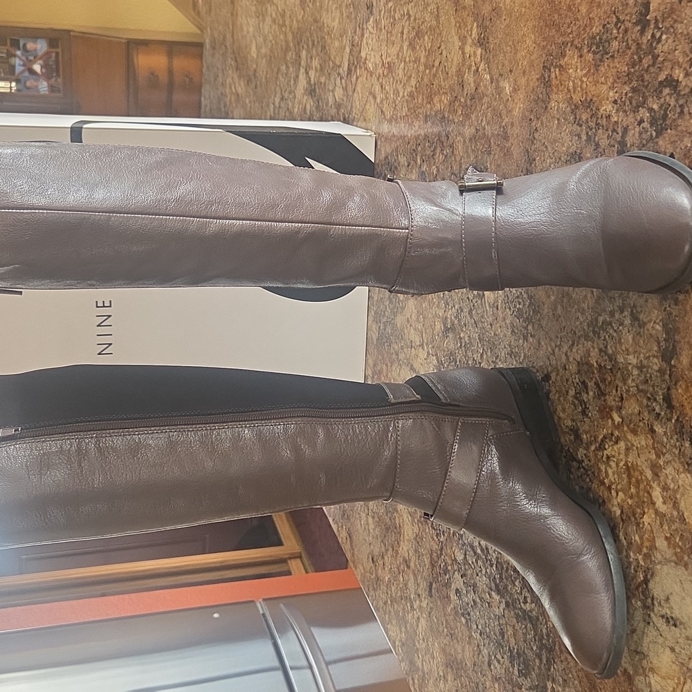 NINE WEST Womens Leather Boots - Picture 5 of 7